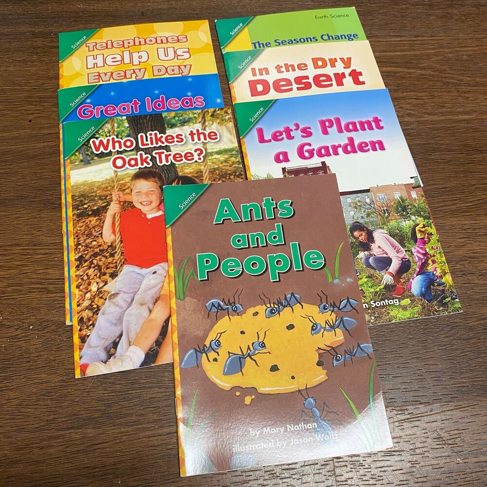 Lot of 7 Scott Foresman Reading Street Grade 1 Science Level Readers Homeschool